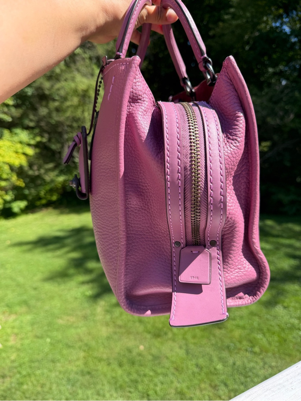 Coach 1941 Rogue 31 Primrose Pink Glovetanned Pebble Leather Bag 38124 - Picture 2 of 13